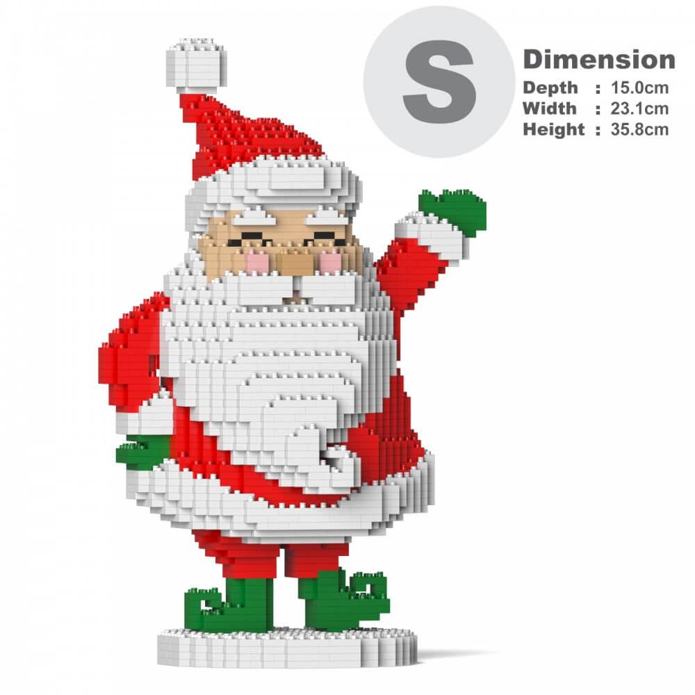 Santa Claus and Snowman Building Kits - LAminifigs , lego style jekca building set