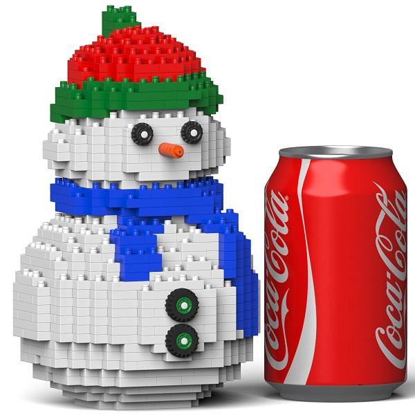 Santa Claus and Snowman Building Kits - LAminifigs , lego style jekca building set