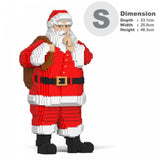 Santa Claus and Snowman Building Kits - LAminifigs , lego style jekca building set