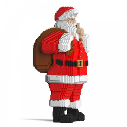 Santa Claus and Snowman Building Kits - LAminifigs , lego style jekca building set