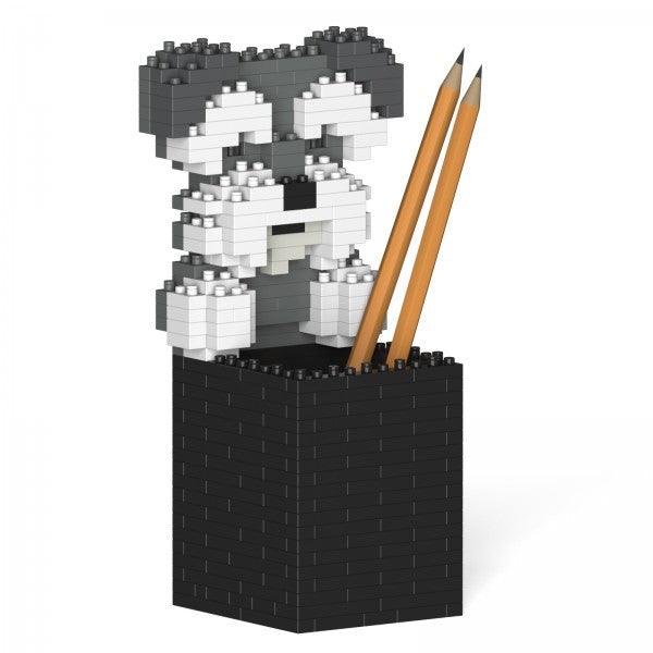 Schnauzer Pencil Cup - LAminifigs , lego style jekca building set