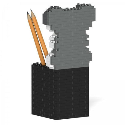 Schnauzer Pencil Cup - LAminifigs , lego style jekca building set