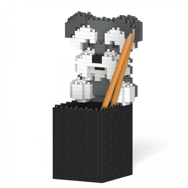 Schnauzer Pencil Cup - LAminifigs , lego style jekca building set