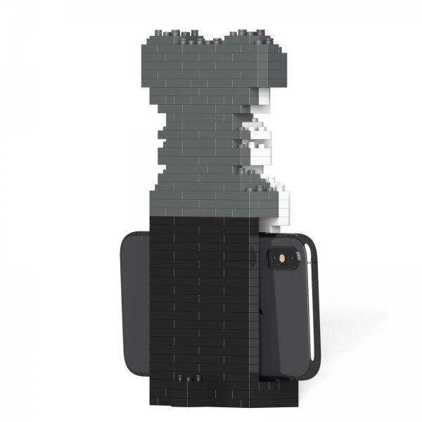 Schnauzer Phone Stand - LAminifigs , lego style jekca building set