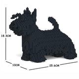 Scottish Terrier Dog Sculptures - LAminifigs , lego style jekca building set