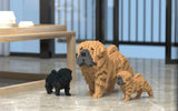 Shar Pei Dog Sculptures - LAminifigs , lego style jekca building set