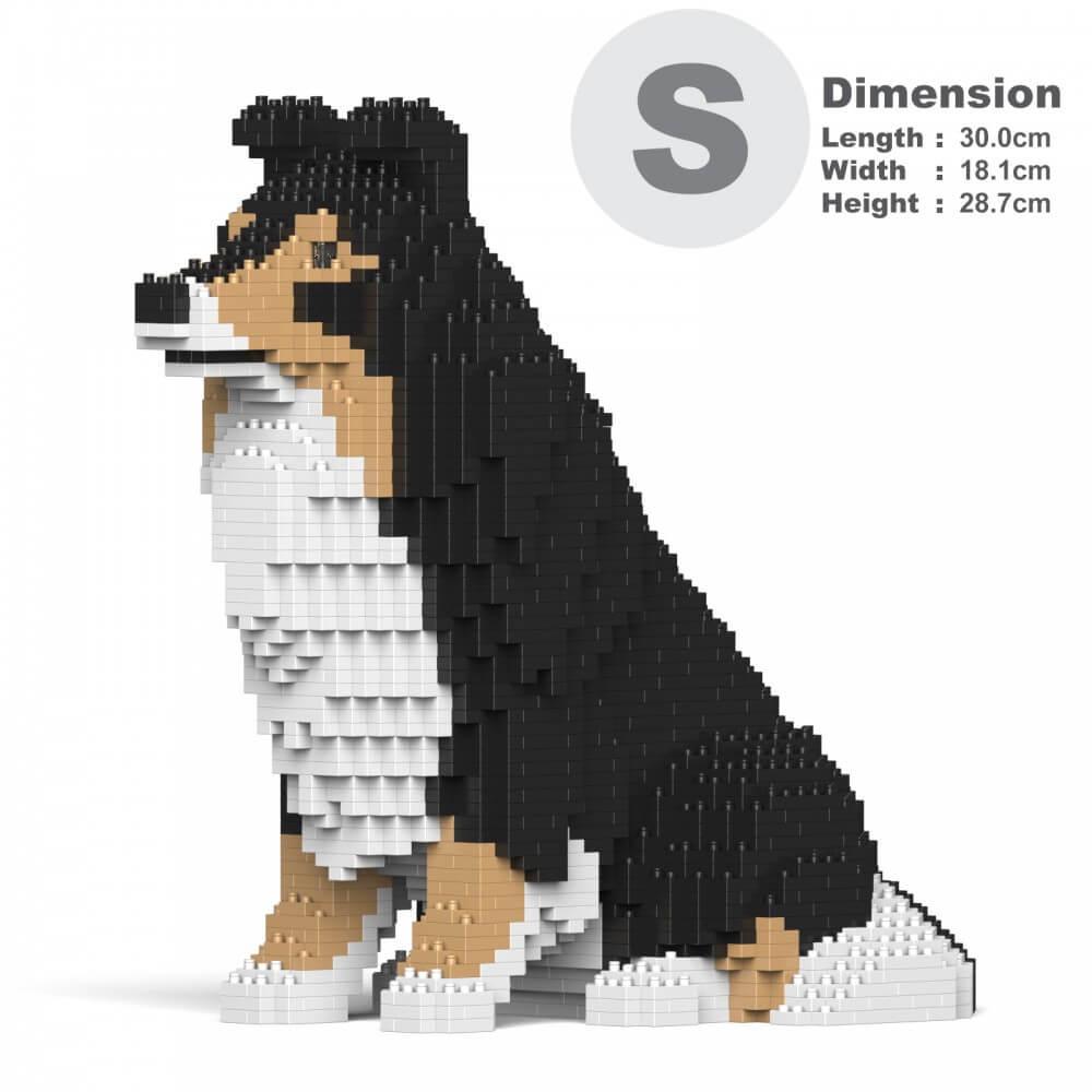 Shetland Sheepdog Dog Sculptures - LAminifigs , lego style jekca building set