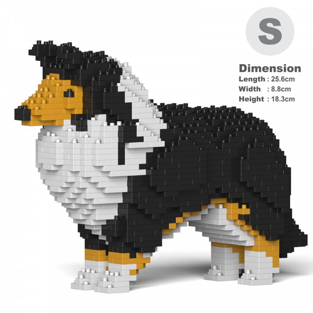 Shetland Sheepdog Dog Sculptures - LAminifigs , lego style jekca building set