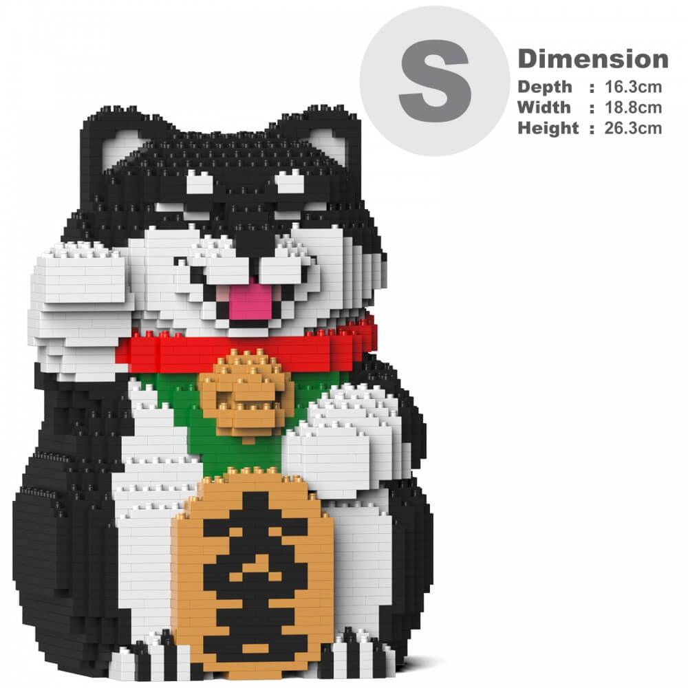 Shiba Daruma Dolls Sculptures - LAminifigs , lego style jekca building set