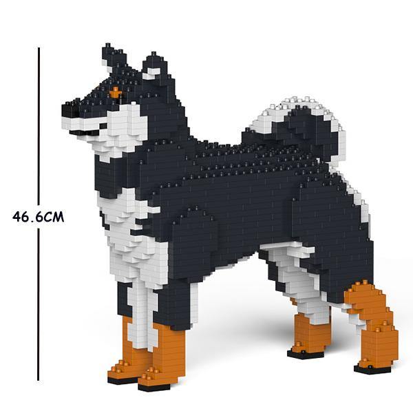 Shiba Inu Dog Sculptures - LAminifigs , lego style jekca building set