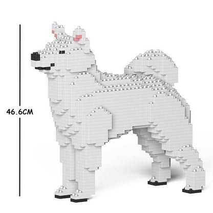 Shiba Inu Dog Sculptures - LAminifigs , lego style jekca building set