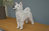 Shiba Inu Dog Sculptures - LAminifigs , lego style jekca building set