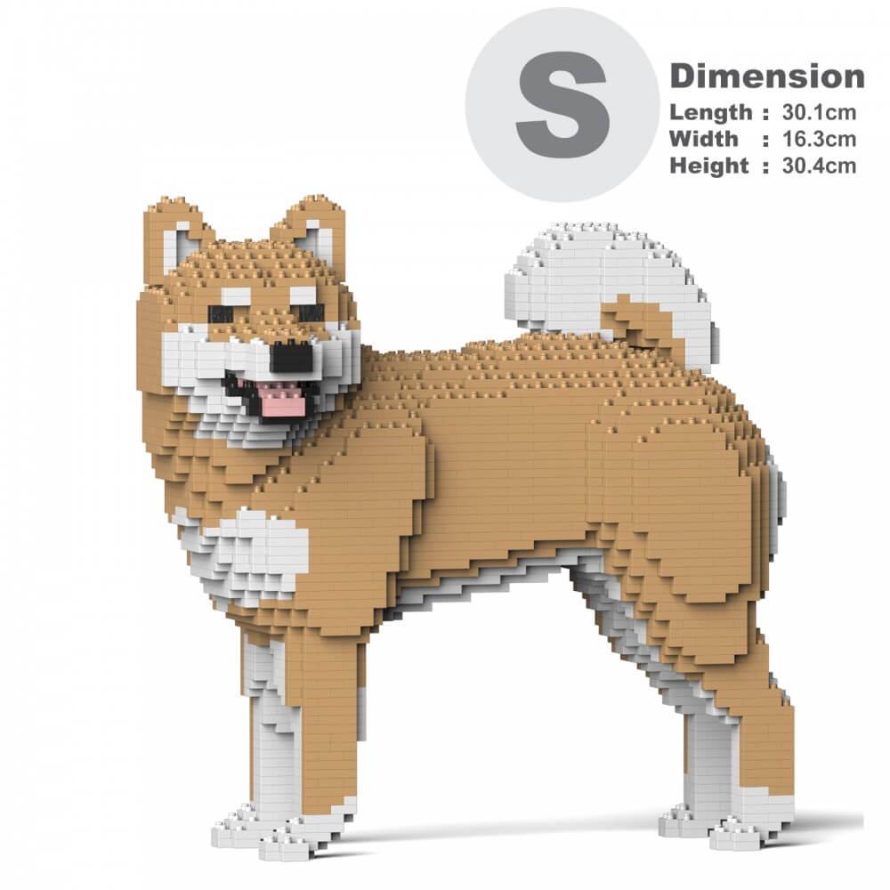 Shiba Inu New Dog Sculptures - LAminifigs , lego style jekca building set