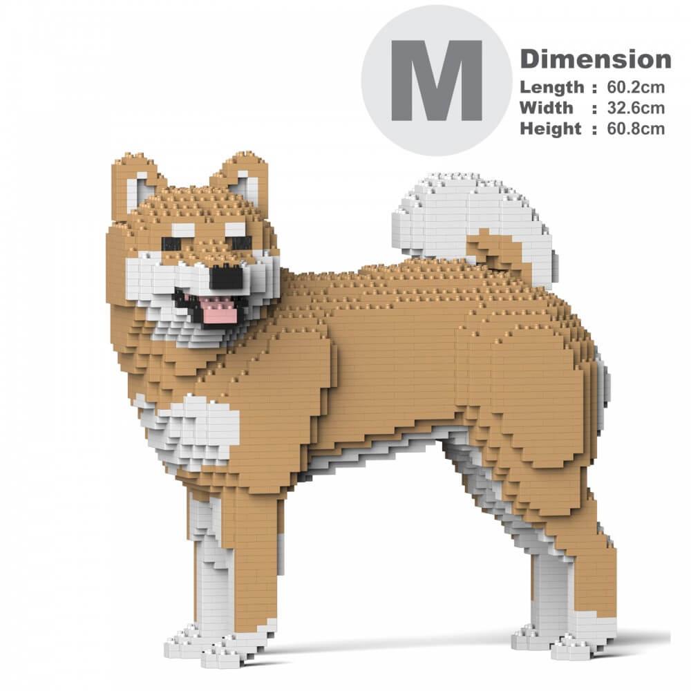 Shiba Inu New Dog Sculptures - LAminifigs , lego style jekca building set