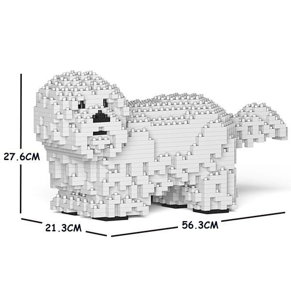 Shih Tzu Dog Sculptures - LAminifigs , lego style jekca building set