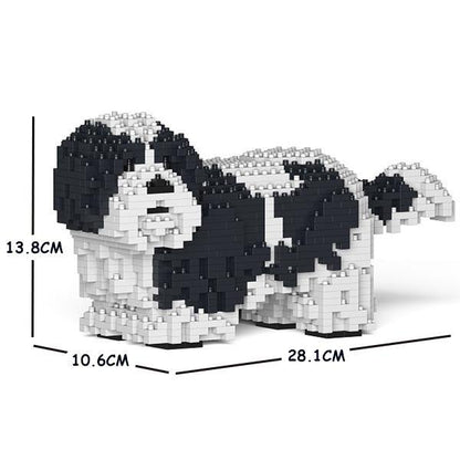 Shih Tzu Dog Sculptures - LAminifigs , lego style jekca building set