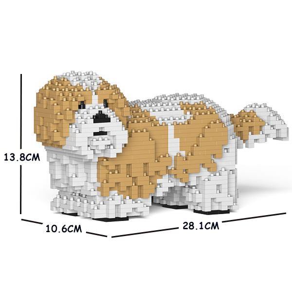 Shih Tzu Dog Sculptures - LAminifigs , lego style jekca building set