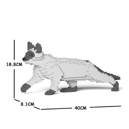 Siamese Cats Sculptures - LAminifigs , lego style jekca building set