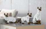 Siamese Cats Sculptures - LAminifigs , lego style jekca building set