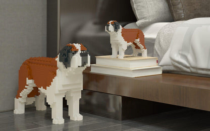 St. Bernard Dog Sculptures - LAminifigs , lego style jekca building set