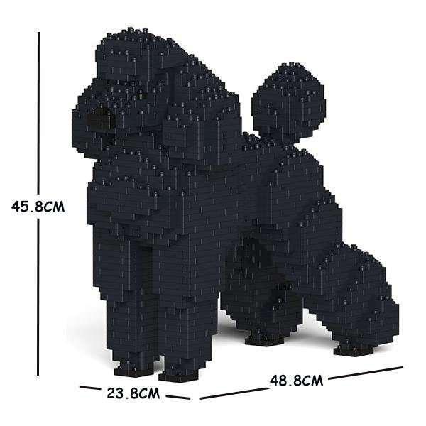 Standard Poodle Dog Sculptures - LAminifigs , lego style jekca building set