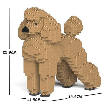 Standard Poodle Dog Sculptures - LAminifigs , lego style jekca building set