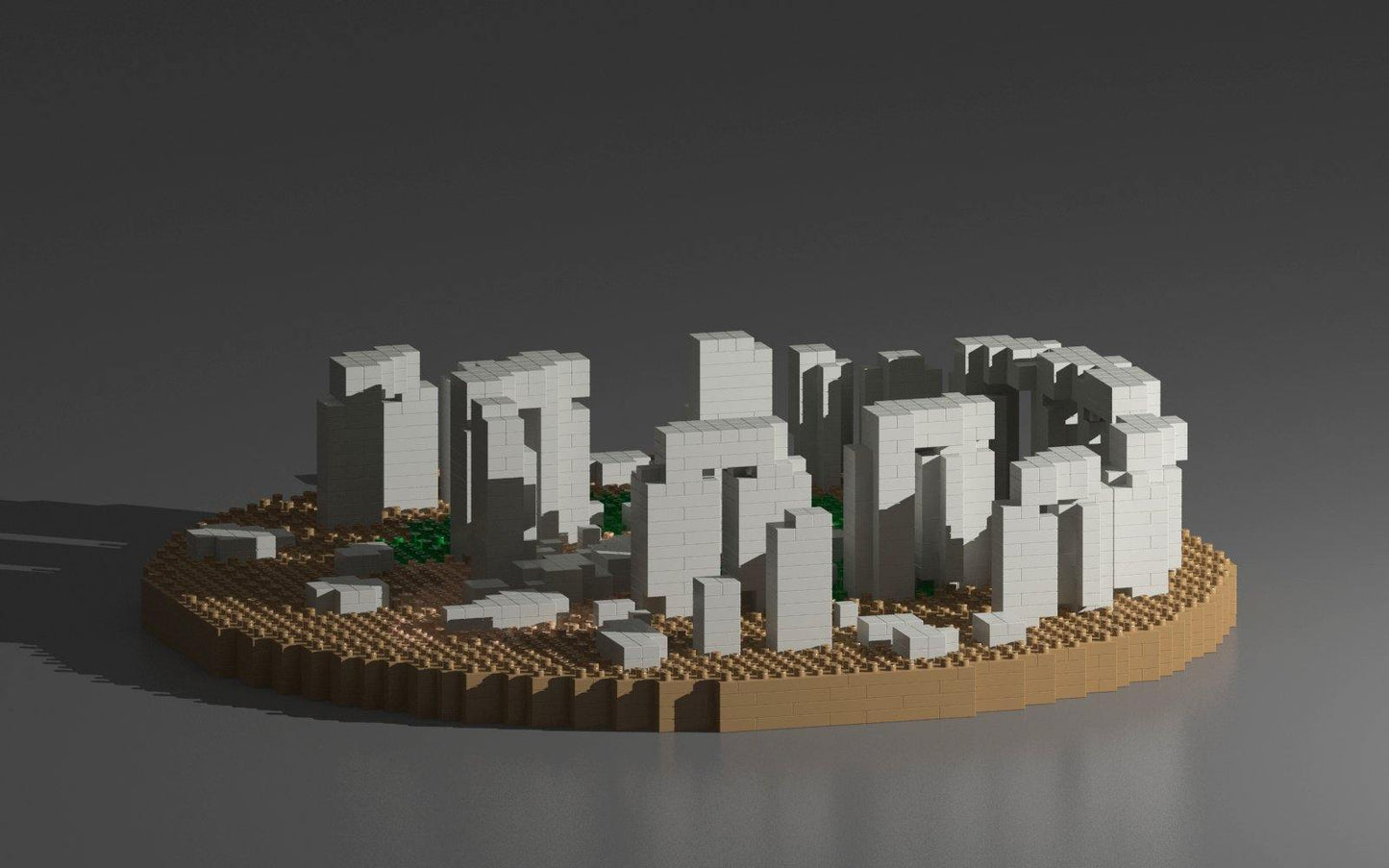 Stonehenge - LAminifigs , lego style jekca building set