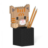Tabby Cat Pencil Cup - LAminifigs , lego style jekca building set