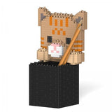 Tabby Cat Pencil Cup - LAminifigs , lego style jekca building set