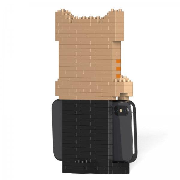 Tabby Cat Phone Stand - LAminifigs , lego style jekca building set