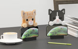Tabby Cat Phone Stand - LAminifigs , lego style jekca building set