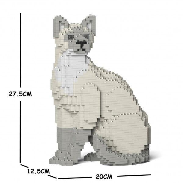 Tonkinese Cats Sculptures - LAminifigs , lego style jekca building set