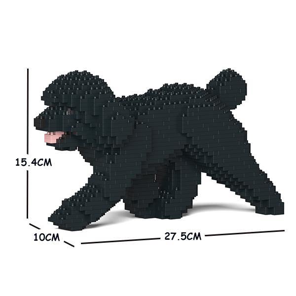 Toy Poodle Dog Sculptures - LAminifigs , lego style jekca building set