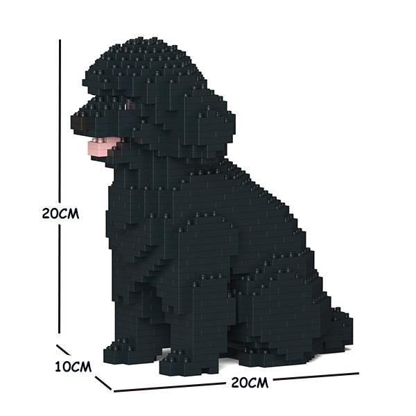 Toy Poodle Dog Sculptures - LAminifigs , lego style jekca building set