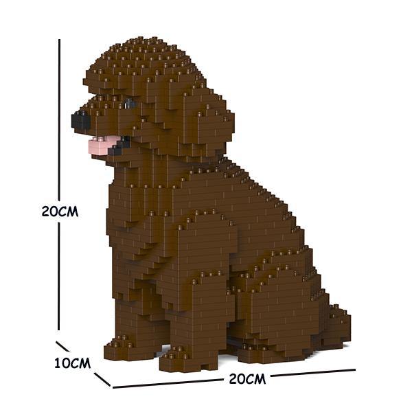 Toy Poodle Dog Sculptures - LAminifigs , lego style jekca building set