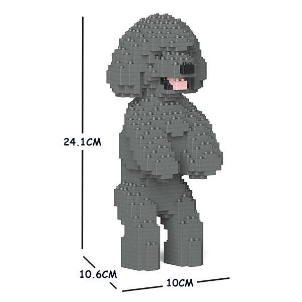 Toy Poodle Dog Sculptures - LAminifigs , lego style jekca building set