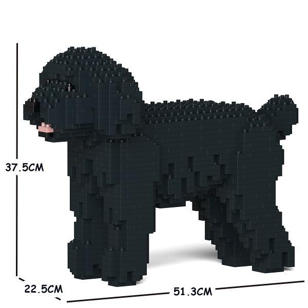 Toy Poodle Dog Sculptures - LAminifigs , lego style jekca building set