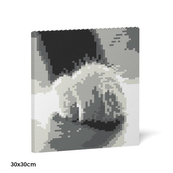 Tuxedo Cat Brick Paintings - LAminifigs , lego style jekca building set