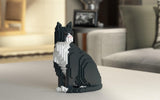 Tuxedo Cats Sculptures - LAminifigs , lego style jekca building set