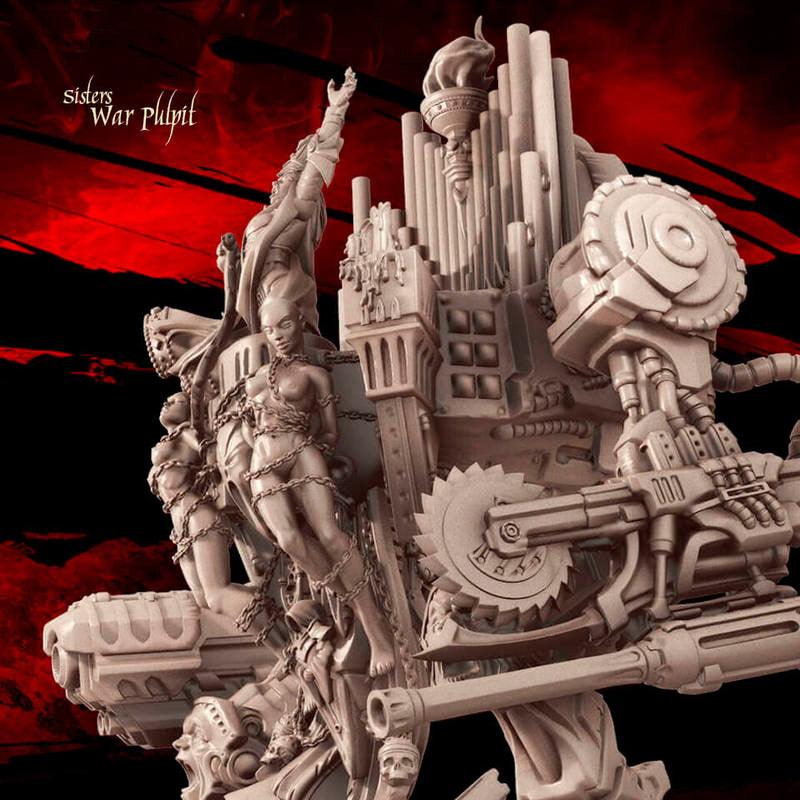 War Pulpit Sci-Fi - LAminifigs , lego style jekca building set