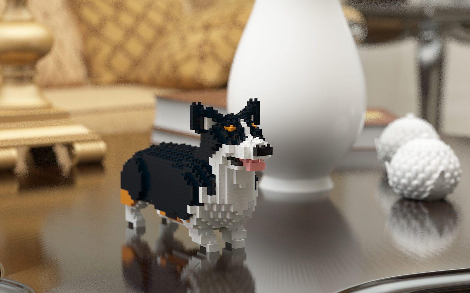 Lego welsh fashion corgi