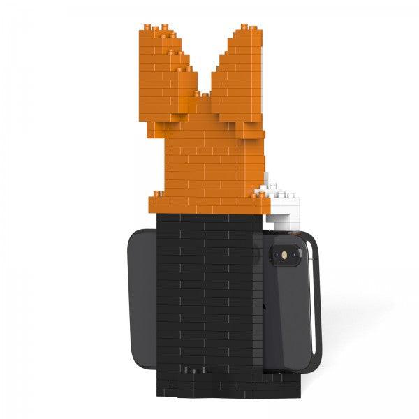 Welsh Corgi Phone Stand - LAminifigs , lego style jekca building set