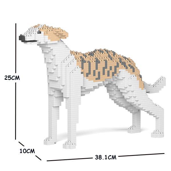 Whippet Dog Sculptures - LAminifigs , lego style jekca building set