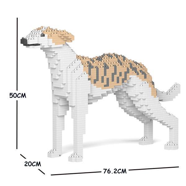 Whippet Dog Sculptures - LAminifigs , lego style jekca building set