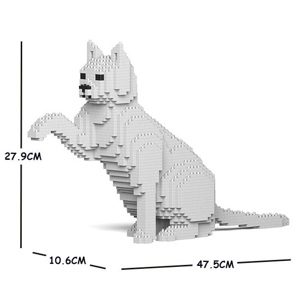 White Cats Sculptures - LAminifigs , lego style jekca building set