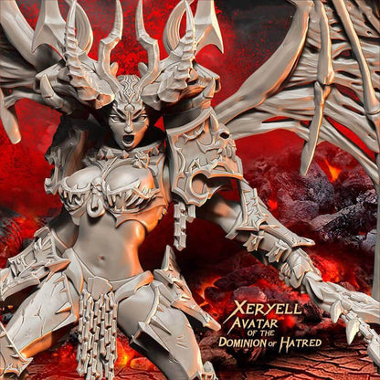 Xeryell, Avatar of the Dominion of Hatred - LAminifigs , lego style jekca building set